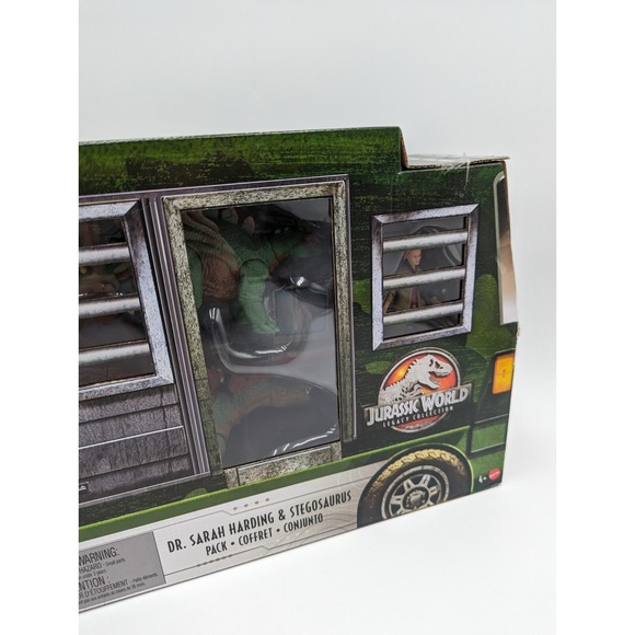 Jurassic World Legacy‎ Dr. Sarah Harding & Stegosaurus Figure New With Box - Picture 4 of 6